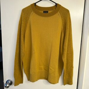 Club Monaco - Garment-Dyed Colour-Block Wool Sweater - Yellow